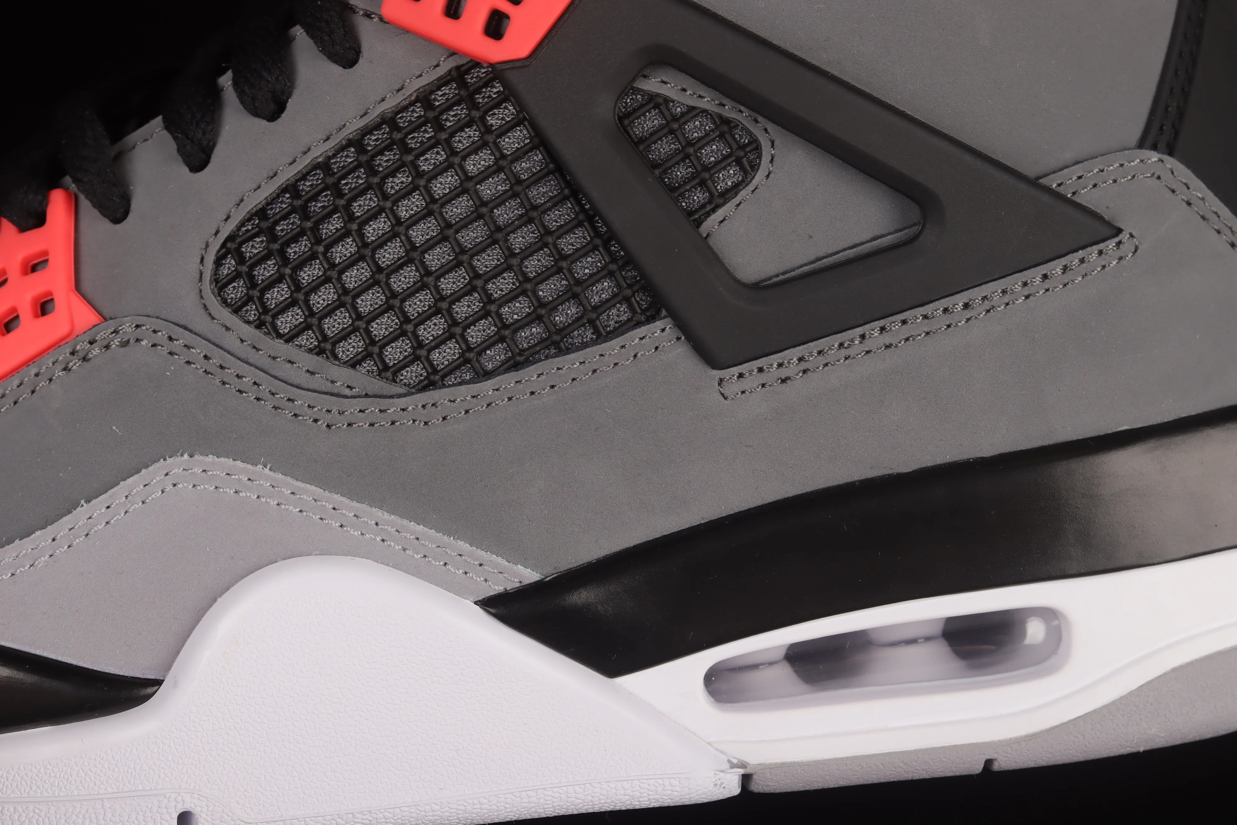 All categories Air Jordan Jordan series basketball shoes Air Jordan 4 foreign trade version Air Jordan 4 Retro "Infrared" AJ4 Joe 4 black gray infrared DH6927-061